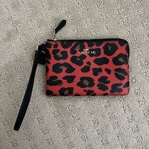 COACH CHEETAH PRINT WRISTLET